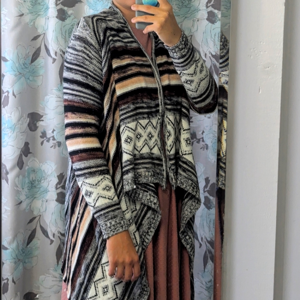 Crave Fame Large Aztec Sweater